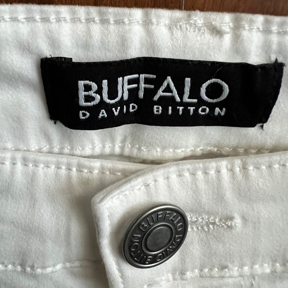 BUFFALO David Bitton Daily Mid Rise Stretchy Skinny Ankle Grazer Pants - Picture 1 of 5